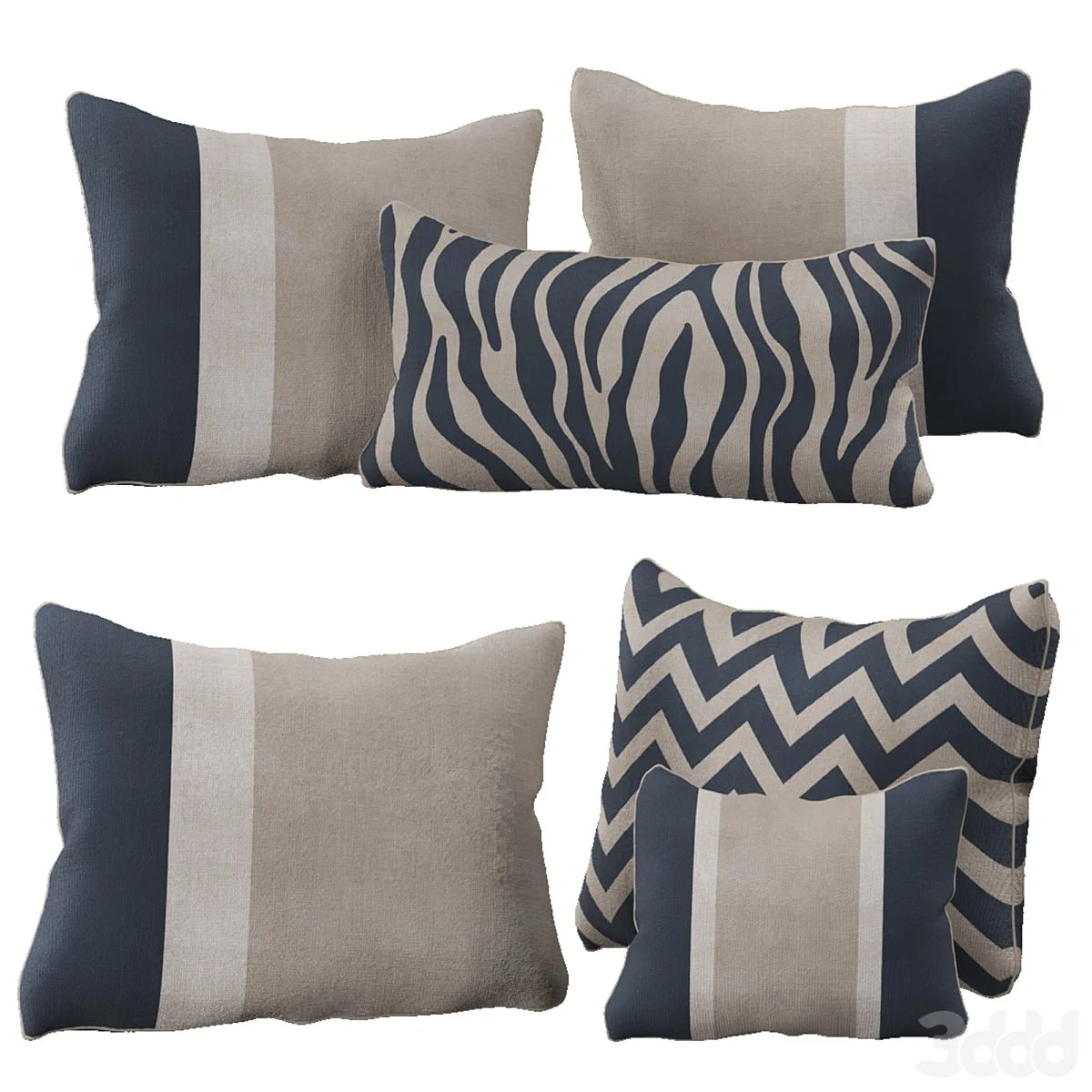 Modern pillow set